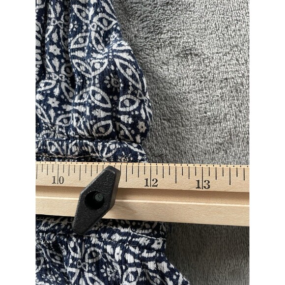 Lulus Maxi Dress Small Blue Field Day Spaghetti Tie-Straps Resort Beach Boho - Picture 8 of 12